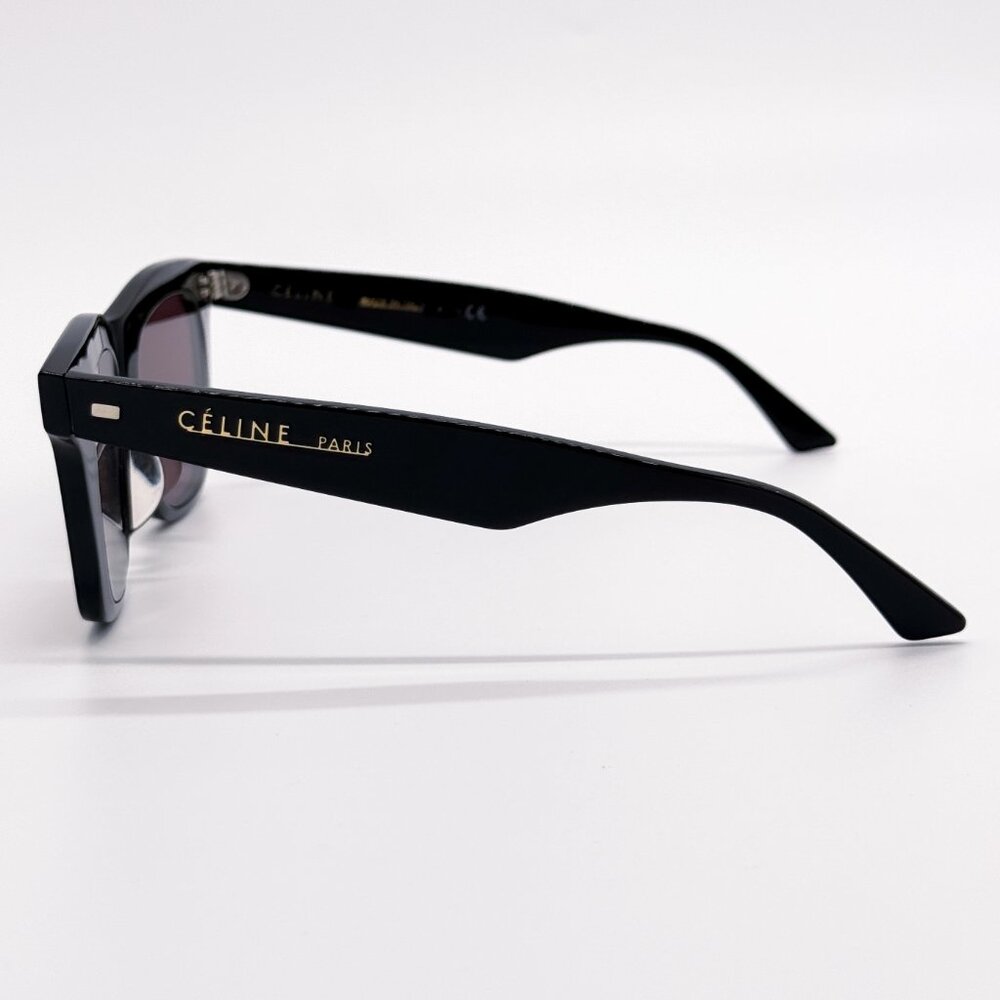 NEW CELINE CL40057F 01Y BLACK PURPLE WOMEN SUNGLASSES CELINE - Picture 7 of 10